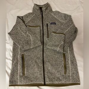 Patagonia Men's Better Sweater Jacket. in Size-M, Color- Seabird Gray.